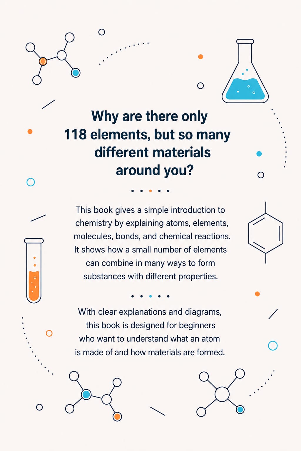 Why are there only 118 elements, even though there are more than 118 different materials? E-book